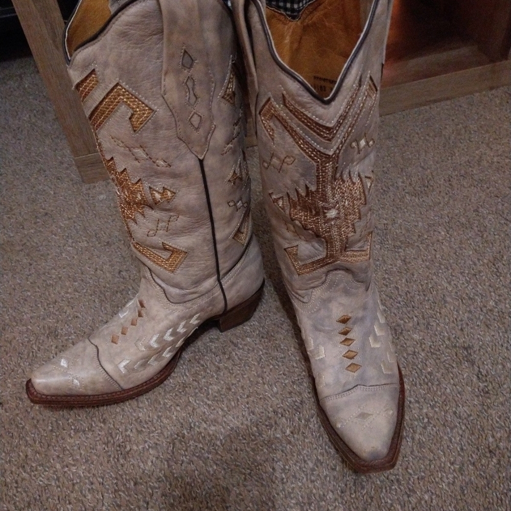 Corral Odessa Leather Cowboy Boots